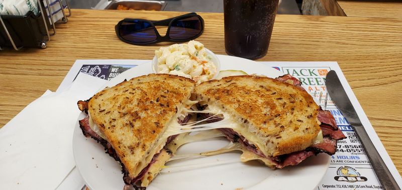 Pastrami Reuben And A Pickle