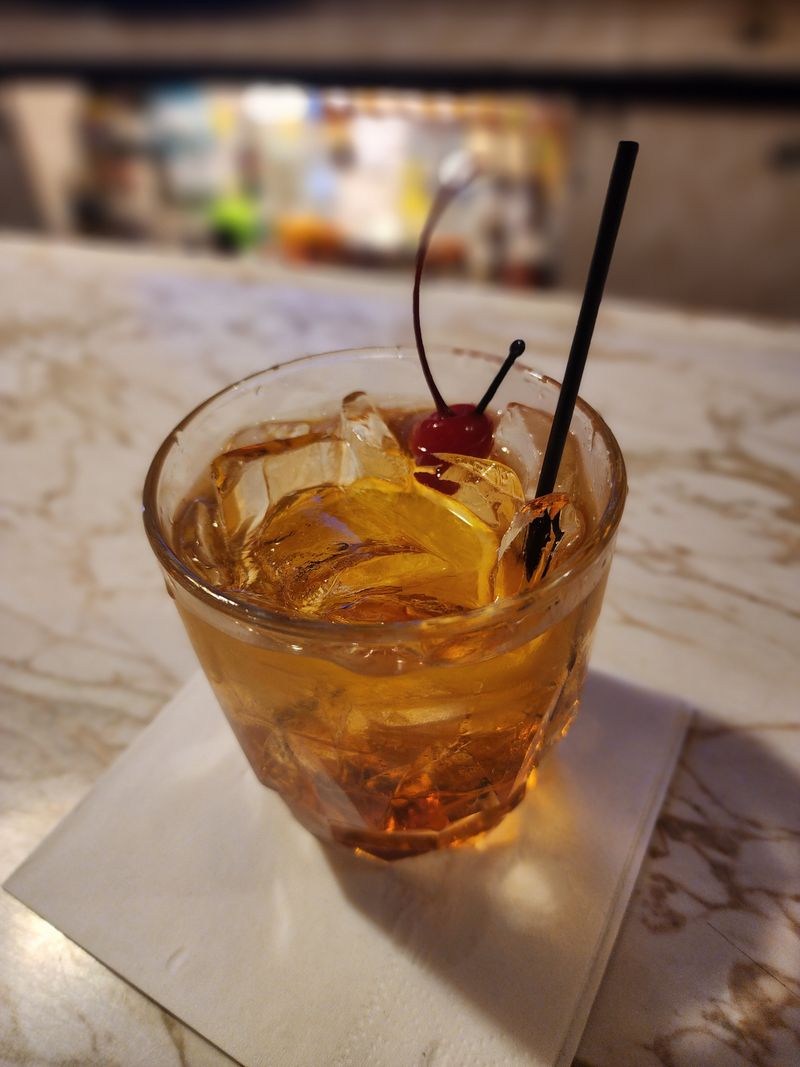 Retro Bar And Brandy Old Fashioned