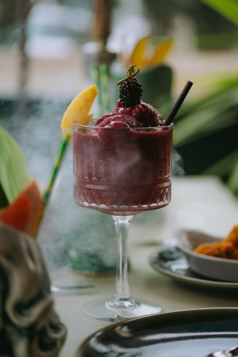 18 Fruit Desserts with an Elegant Restaurant-Style Look 5 Blackberry Sorbet with Champagne