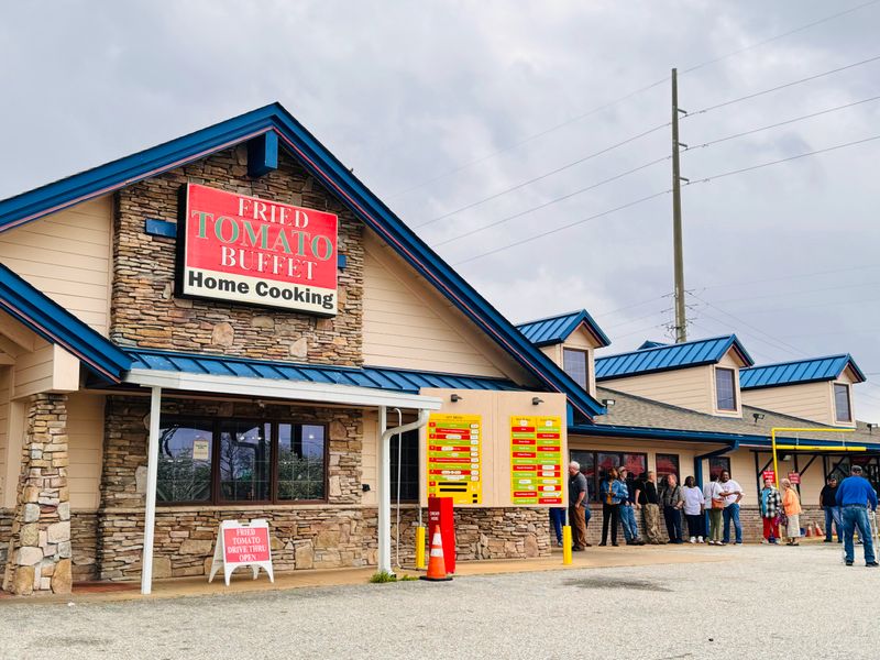 Fried Tomato Buffet- Montgomery, Alabama