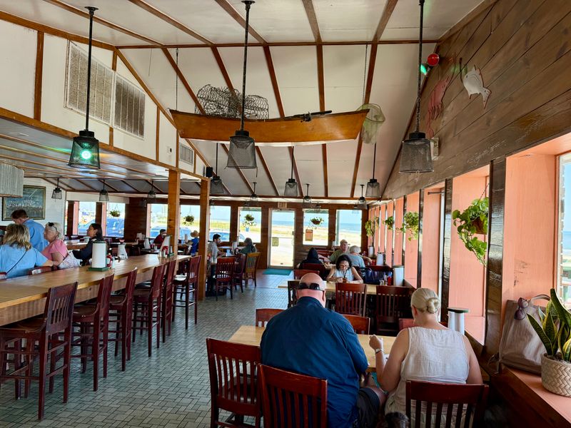 Driving The Gulf Coast Of Texas, I Found 11 Seafood Shacks (3 Had Sunset Views I’ll Never Forget) 5 Benno’s on the Beach - Galveston, Texas