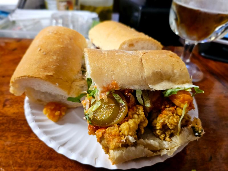 Oyster Po Boy With Remoulade