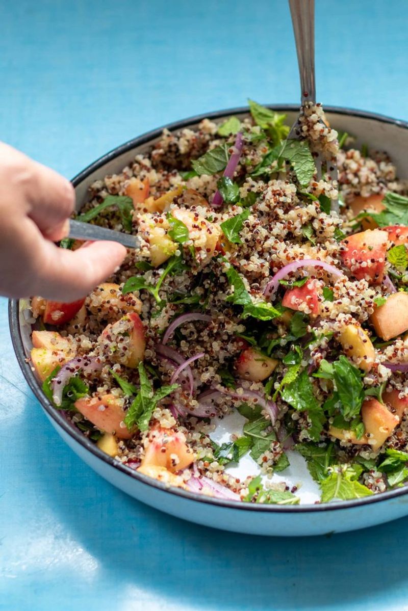 15 Meals That Are Gentle on the Digestive System 8 Quinoa Salad with Cucumber and Mint