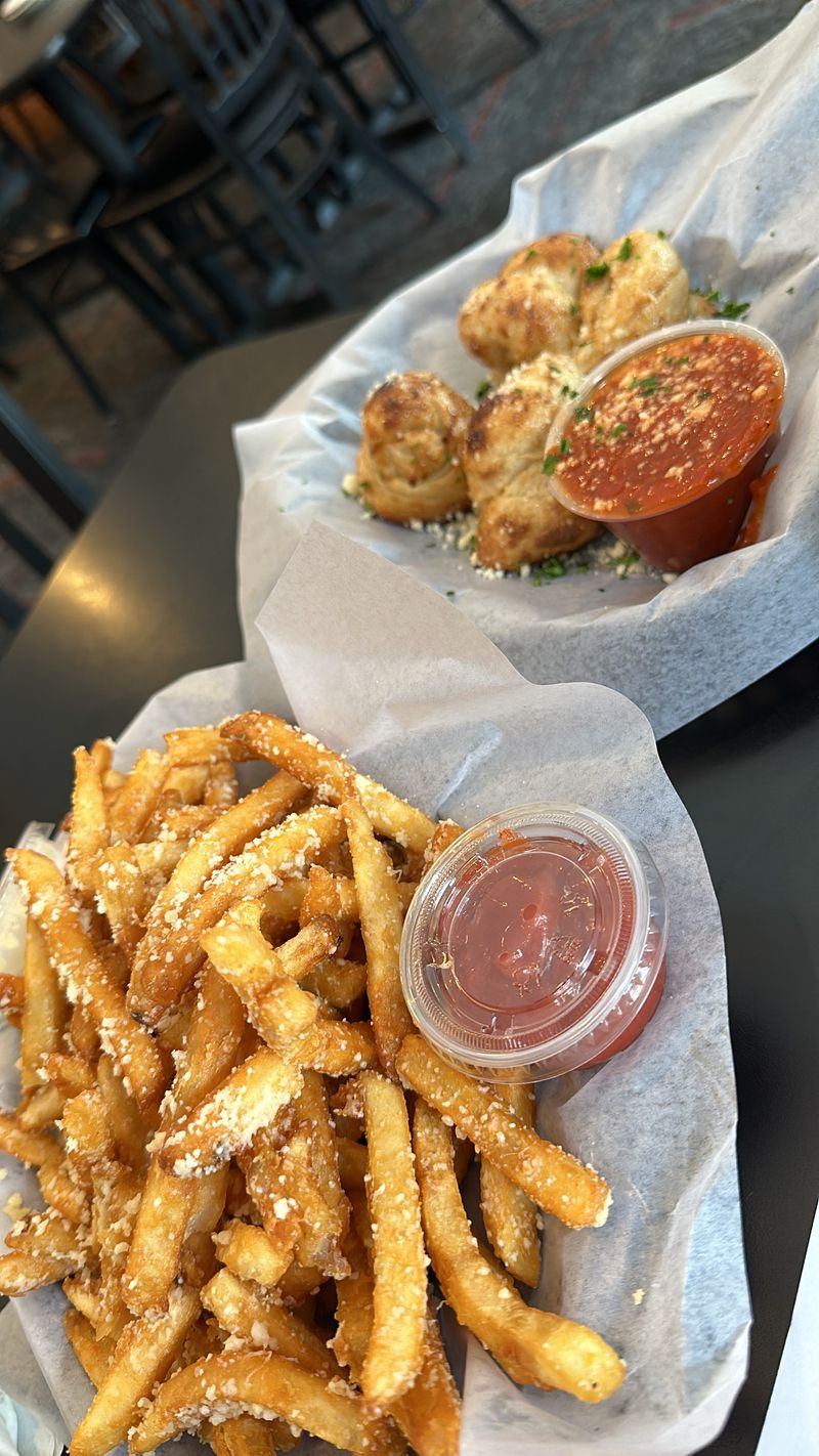At This Ohio Italian Trattoria, Friday Nights Feel Like A Standing Reservation For The Whole Town 7 Garlic Knots With House Marinara