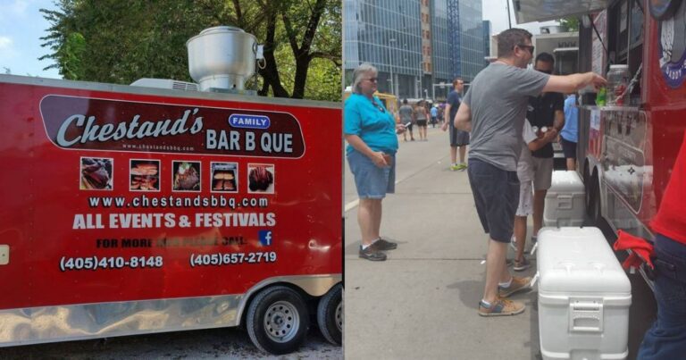 These Oklahoma BBQ Trailers Have No Dining Room, But Every Picnic Table Is Full