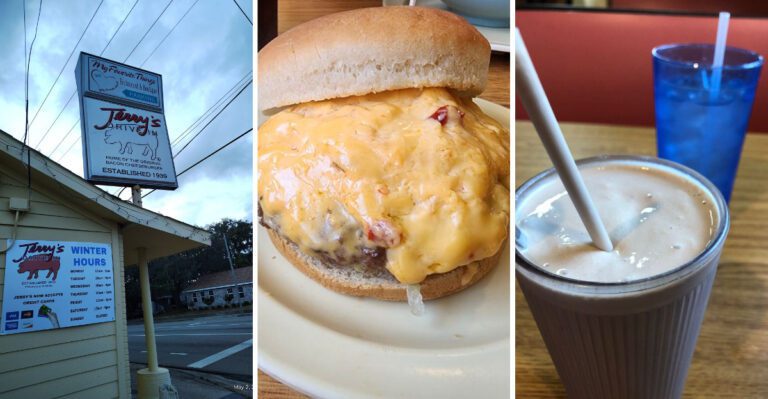 This Florida Retro Roadside Drive-In Griddles Bacon Cheeseburgers, Fried Grouper, And Banana Shakes The Way Panhandle Locals Remember