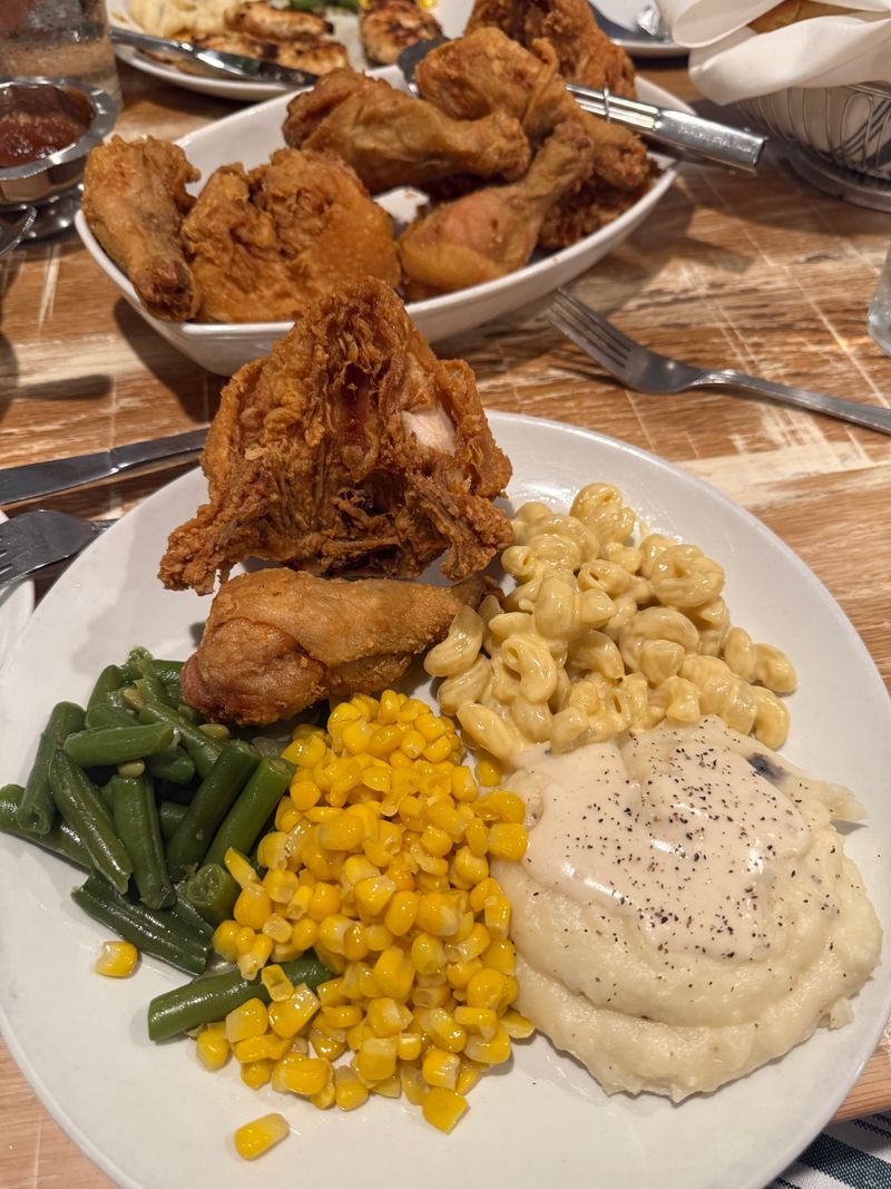 Pan Fried Chicken, 1970 Memory On A Plate