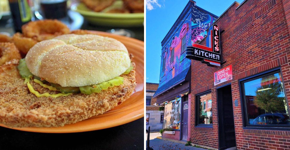 This Indiana Tenderloin House Serves a Cutlet So Big It Hangs Off The Plate 5 This Indiana Tenderloin House Serves a Cutlet So Big It Hangs Off The Plate
