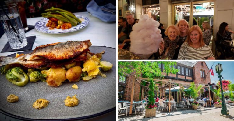 This Michigan Edison-Building Bistro Turns Truffle Fries, Branzino, And Patio Cocktails Into Birmingham’s Favorite Night Out