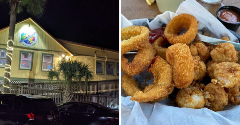 This South Carolina Beach Bar Grill Serves Shrimp Baskets Locals Plan Vacations Around