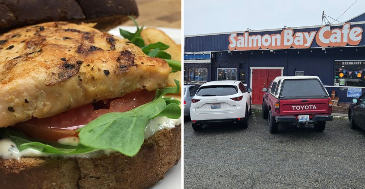 This Washington Harbor Café Serves Salmon Sandwiches That Taste Like A Day On The Water