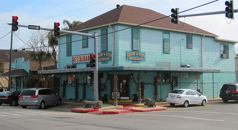 Driving The Gulf Coast Of Texas, I Found 11 Seafood Shacks (3 Had Sunset Views I’ll Never Forget) 4 Shrimp N Stuff - Galveston, Texas