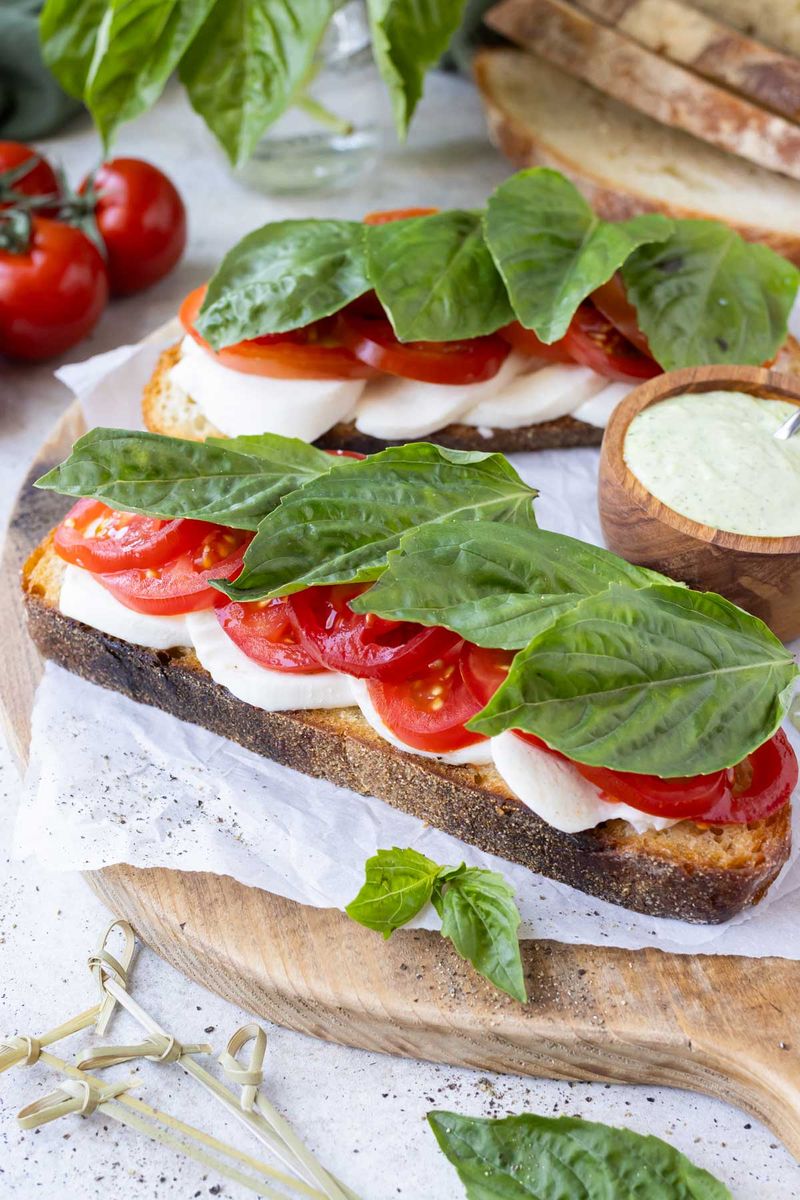 10 Lunchtime Sandwich Combos Office Workers Eat on Repeat 7 Caprese Sandwich