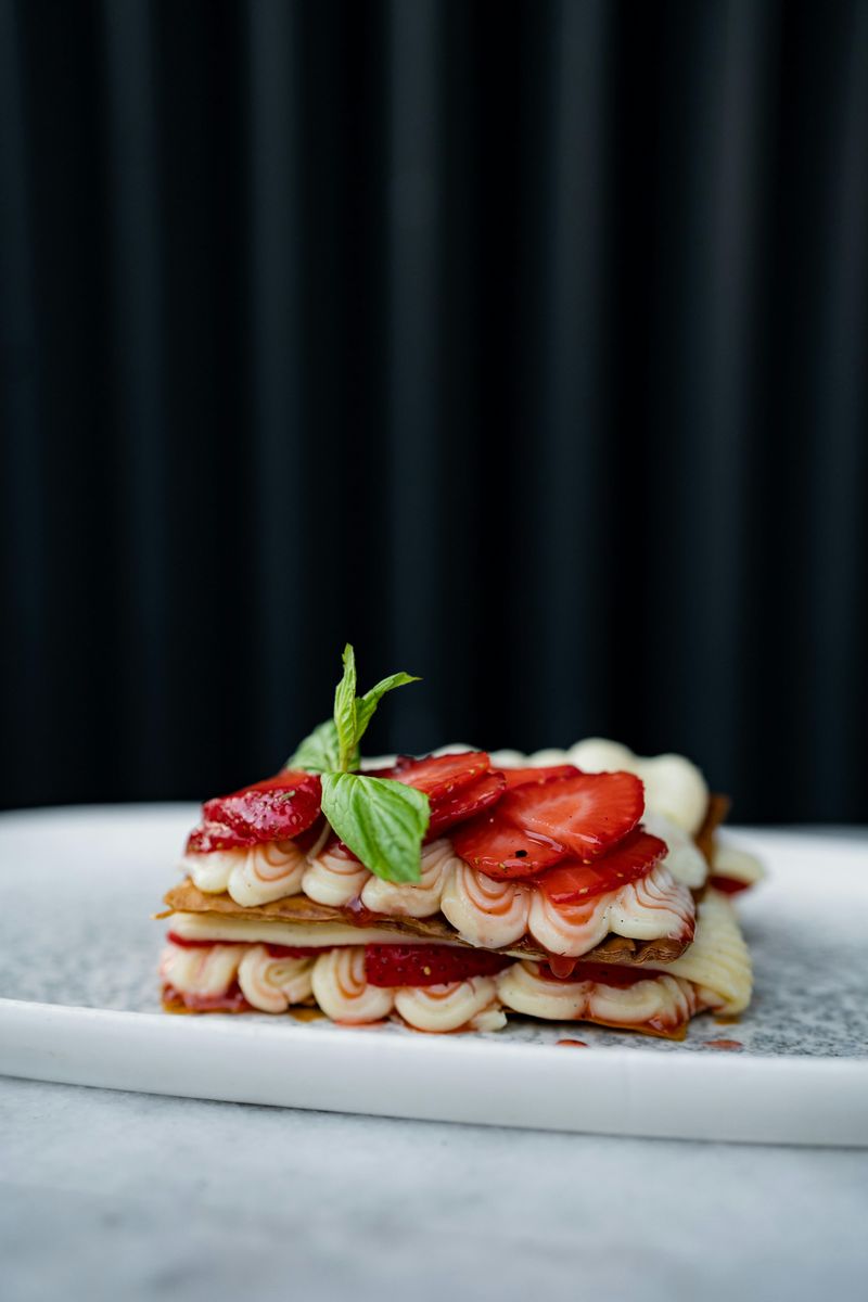 18 Fruit Desserts with an Elegant Restaurant-Style Look 12 Strawberry Tart with Basil