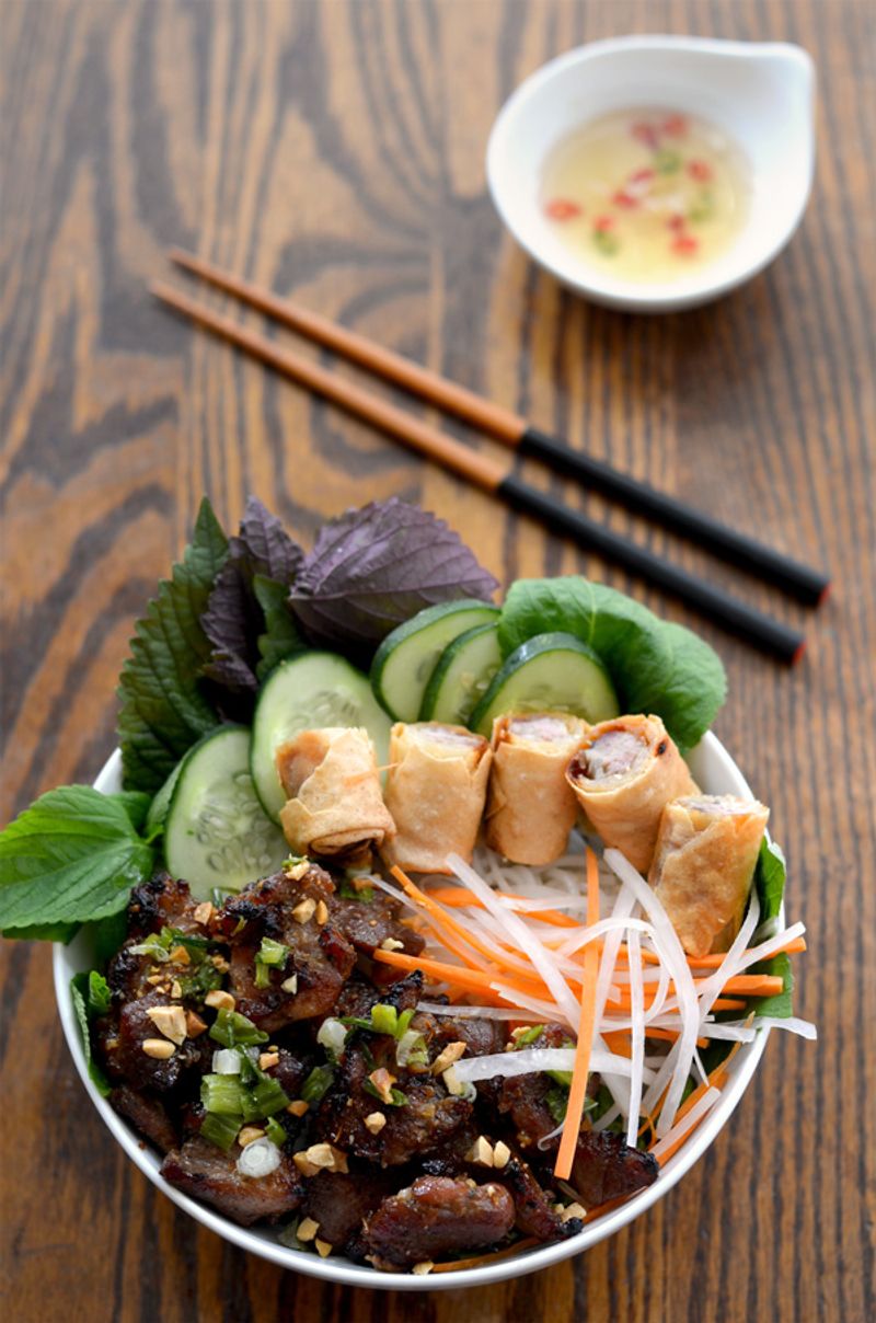Bun Thit Nuong (Grilled Pork Noodle Bowl)