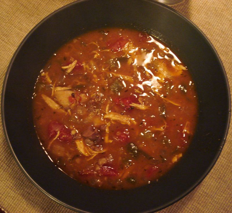 Chicken bog (soup-stew hybrid)