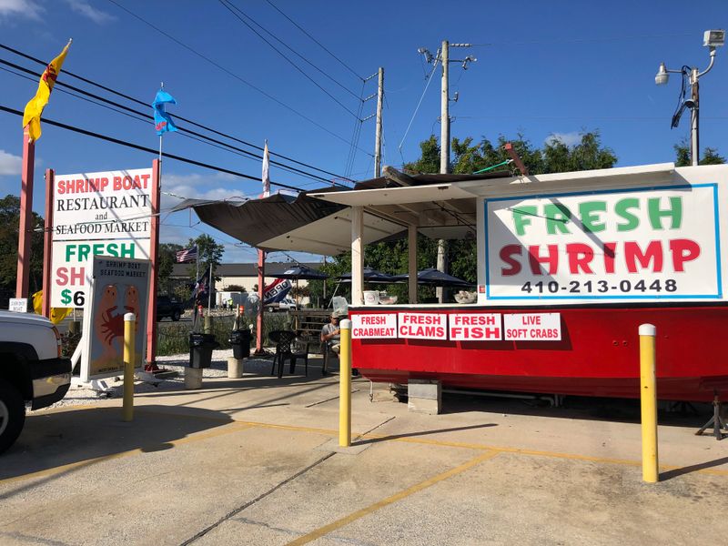 Maryland Carryout Fish Windows That Keep The Oil Hot All Afternoon 7 The Shrimp Boat Restaurant and Seafood Market - Ocean City, Maryland