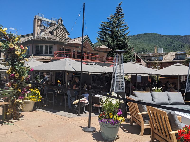 11 Colorado Mountain-Town Decks Serving Dinners With Sunset Views 7 Ajax Tavern - Aspen, Colorado