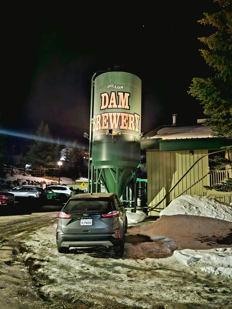 11 Colorado Mountain-Town Decks Serving Dinners With Sunset Views 10 Dillon Dam Brewery - Dillon, Colorado