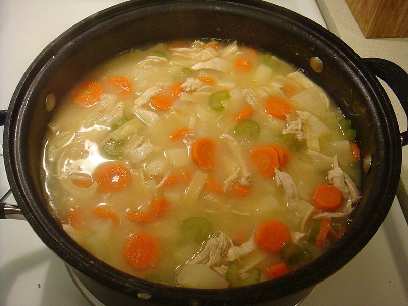 Turkey noodle soup
