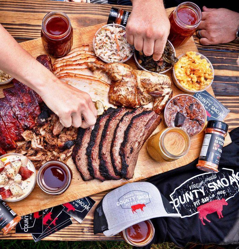 16 Virginia BBQ Counters Serving Pulled Pork So Tender It Barely Needs Sauce 20 County Smoak - Lynchburg, Virginia