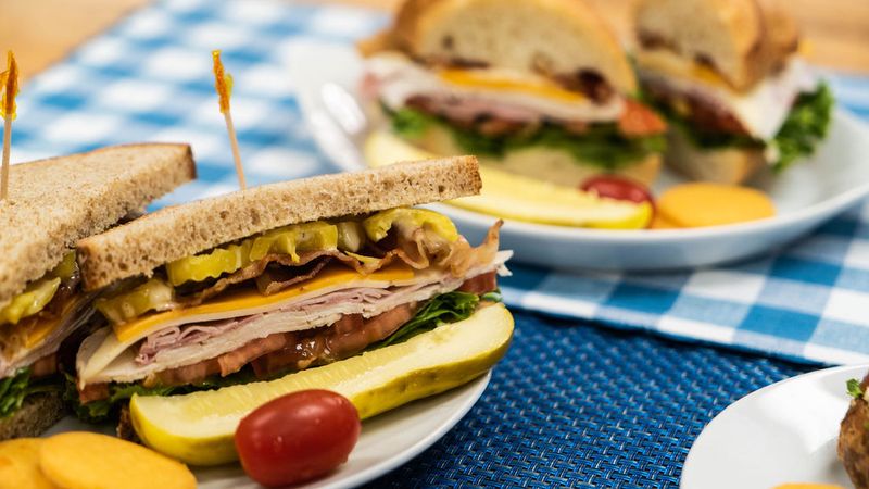 This South Carolina Bakery Café Whips Up Layer Cakes And Cream Pies Locals Say Have Been “Greenville’s Sweet Tooth” Since 1947 14 Cafe Lunch: Chicken Salad Sandwich