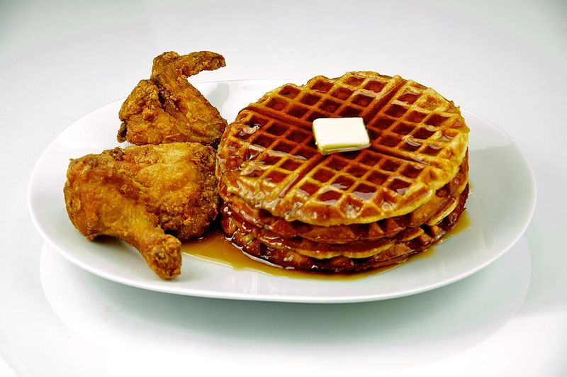 Chicken and waffles