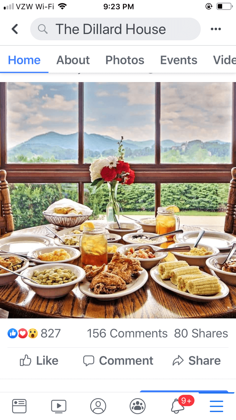 Mountain Views With Your Meal