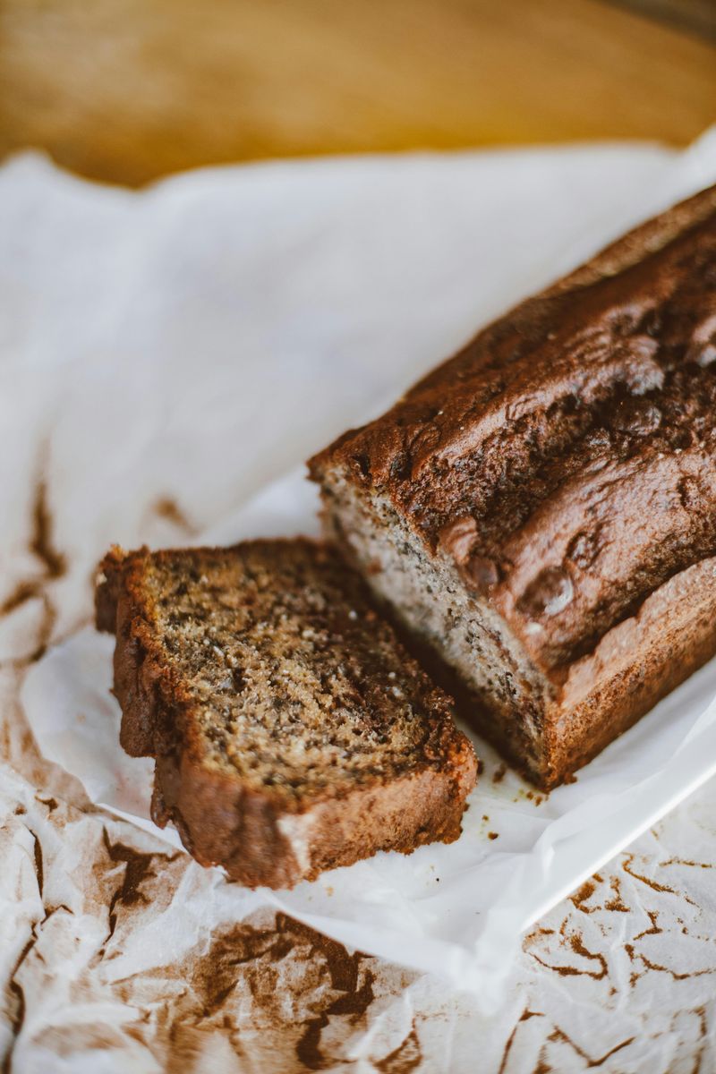 Banana nut bread loaf