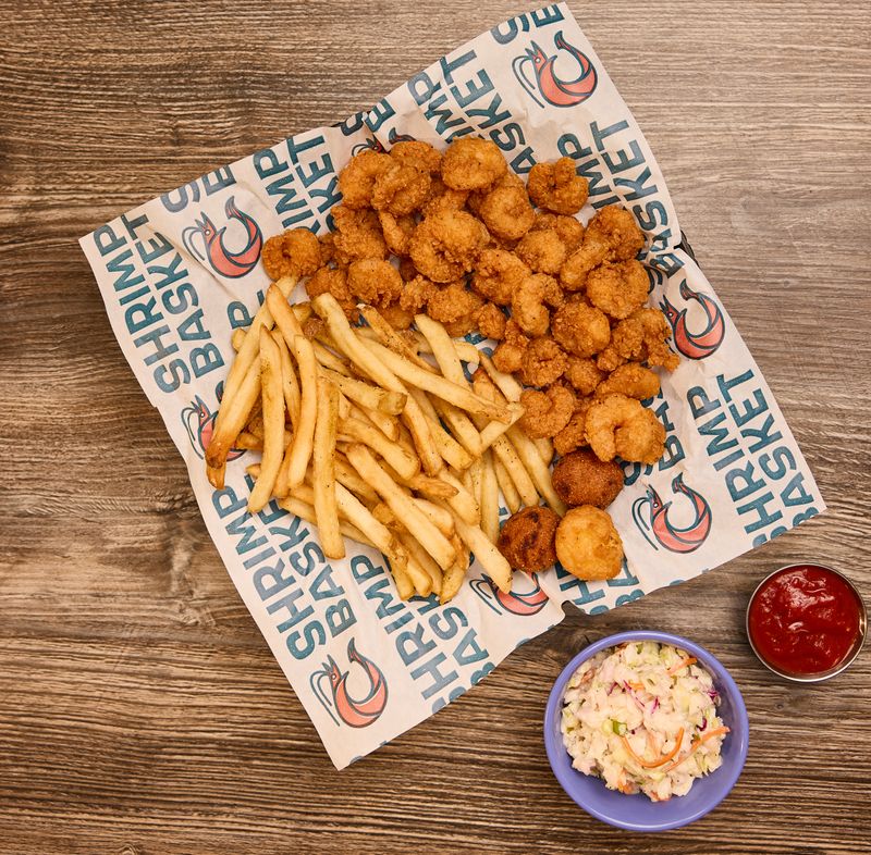 These Shrimp Baskets Taste Like Pure Coastal Memories Across America 11 Seafood Basket Combo