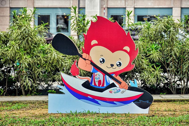 Mascot cardboard standee