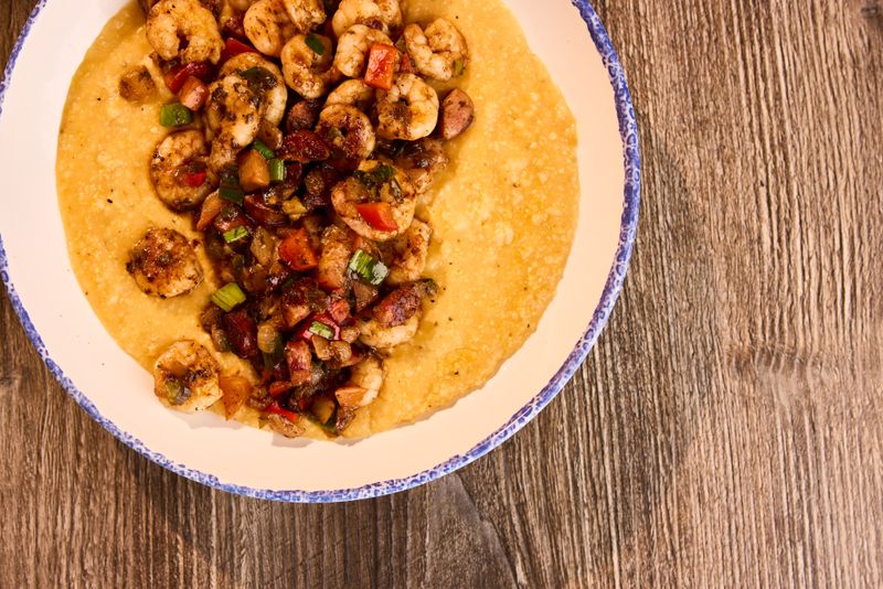 These Shrimp Baskets Taste Like Pure Coastal Memories Across America 15 Shrimp and Grits