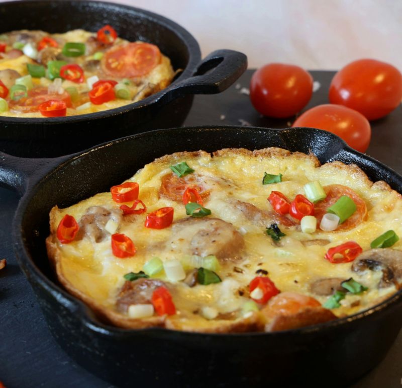 Frittata with vegetables
