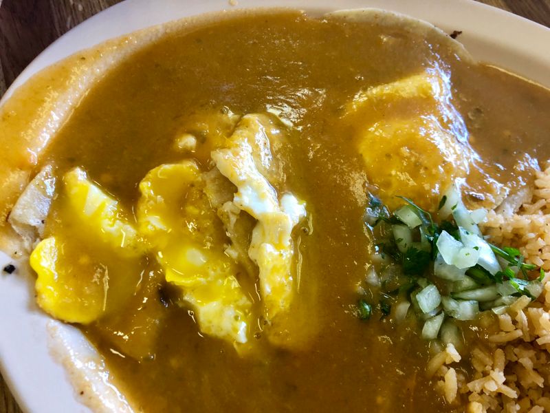 Smothered Cheese Enchiladas