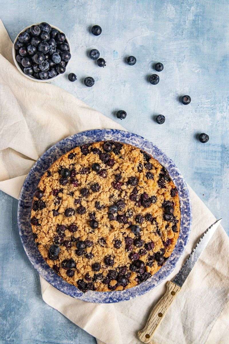 Blueberry crisp