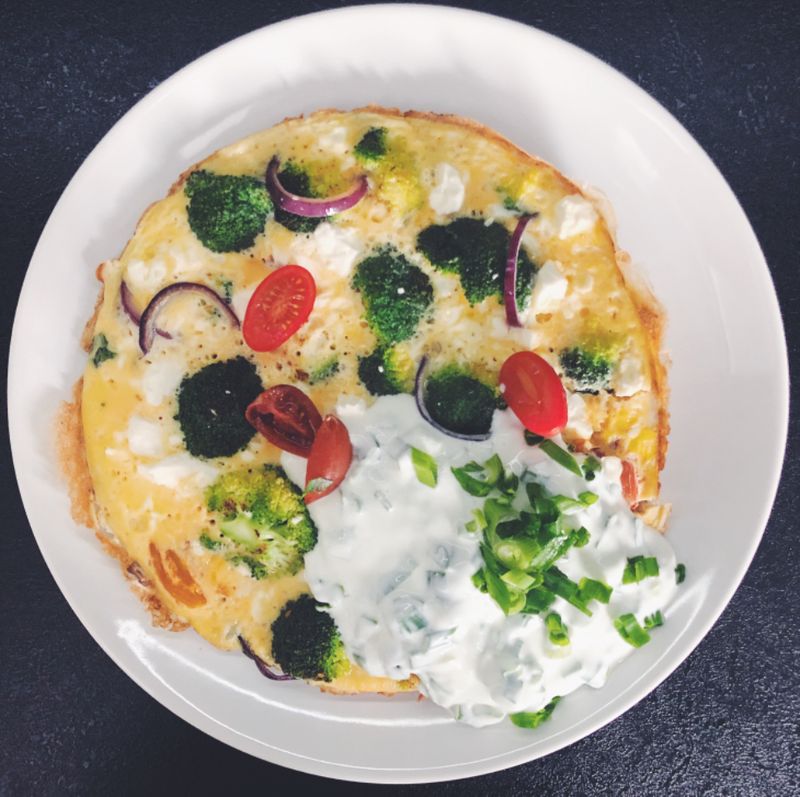 Veggie omelette