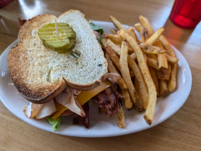 This Colorado Mountain Café Serves Heaping Breakfast Plates Locals Say Are the Best Warm-Up Before a Day on the Summit 14 Turkey Club With Homemade Chips