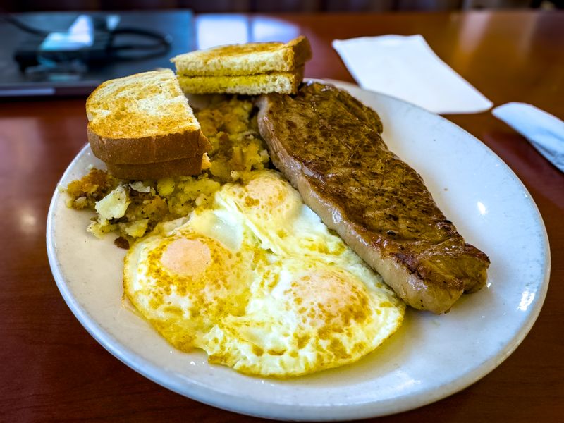 Steak and Eggs Plate
