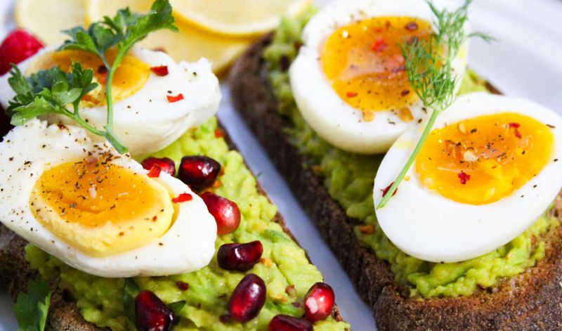 22 Irresistible Dishes That Will Inspire Your Next Homemade Feast 17 Avocado Toast with Soft-Boiled Eggs and Pomegranate