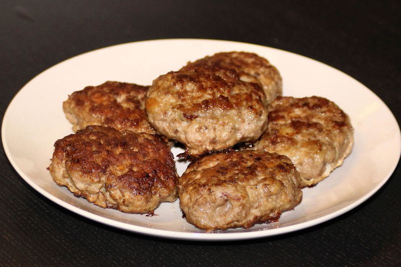 Breakfast sausage patties
