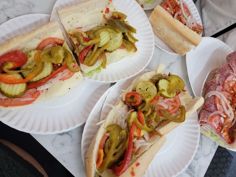 This New Jersey Boardwalk Deli Counter Stacks Two-Foot Italian Subs So Packed With Meat People Plan Atlantic City Trips Around Them 12 Speedy Lines, Old School Flow