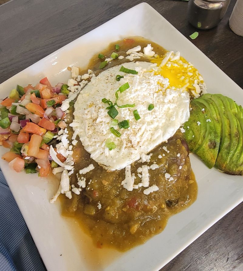 Perfectly Poached Eggs Over Potatoes