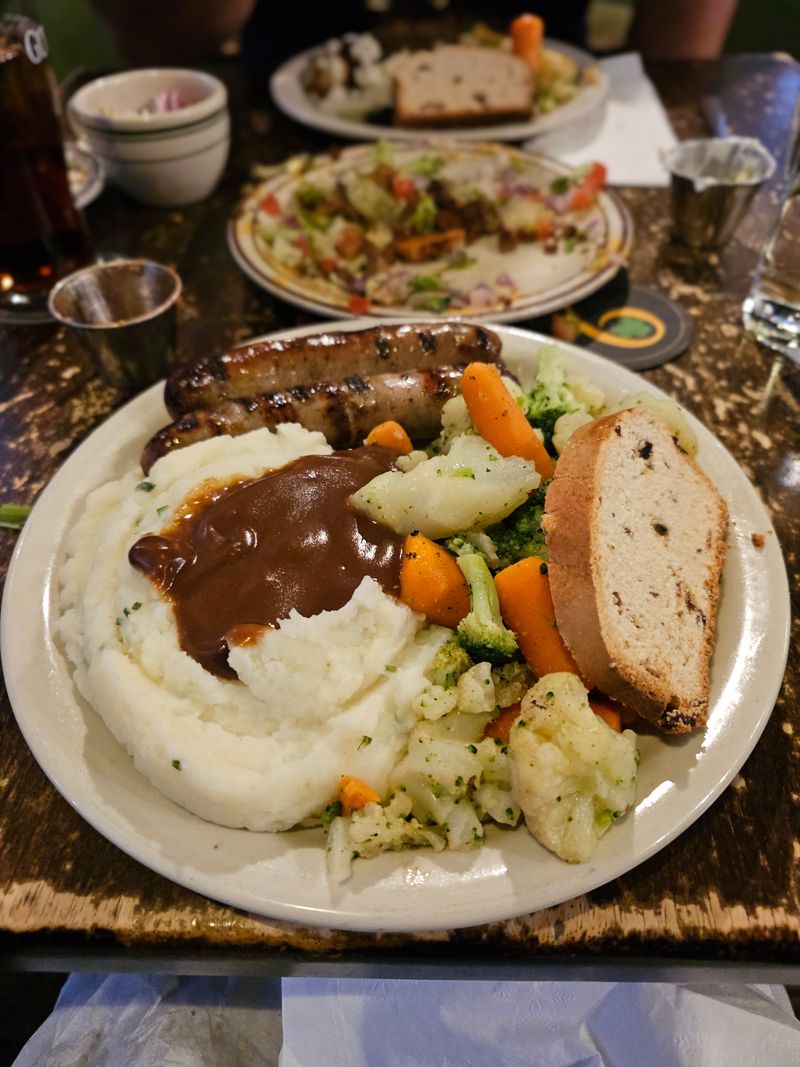 Bangers and Mash Supper