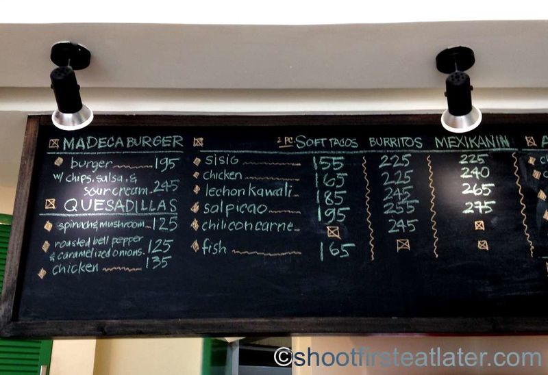 Handwritten price sign