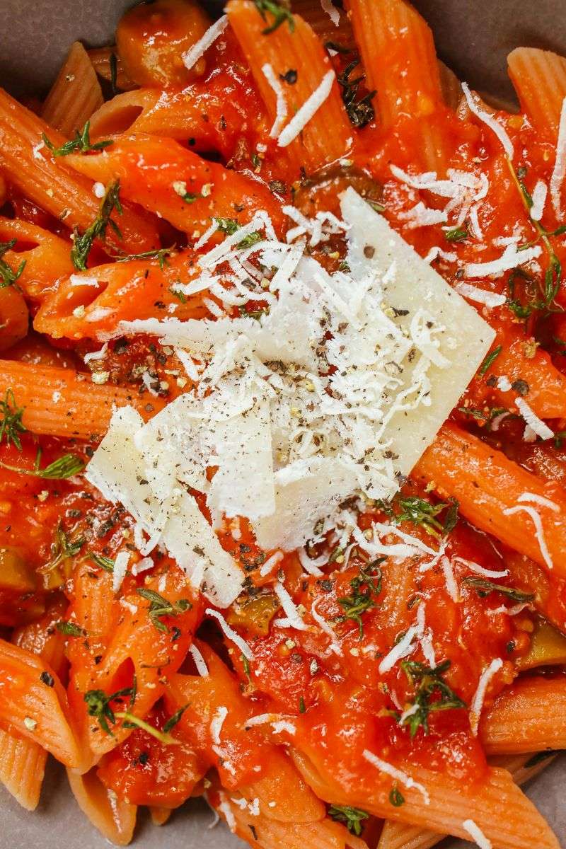 From Fresh Italian Classics to Indulgent Desserts – The Ultimate Comfort-Food Feast You’ll Want to Try Tonight 9 Classic Penne Pomodoro with Parmesan