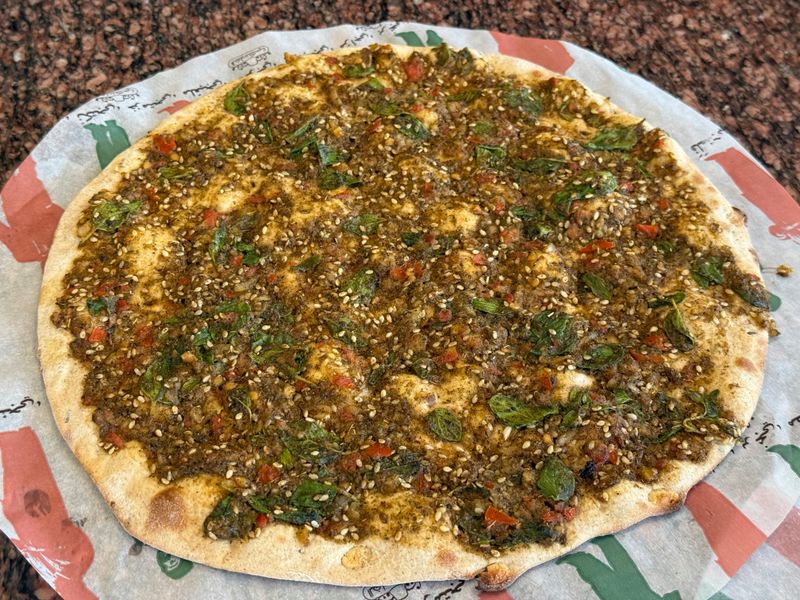 11 Middle Eastern Street Foods That Are Basically the Original Fast Food 5 Manakish (Za’atar Flatbread)