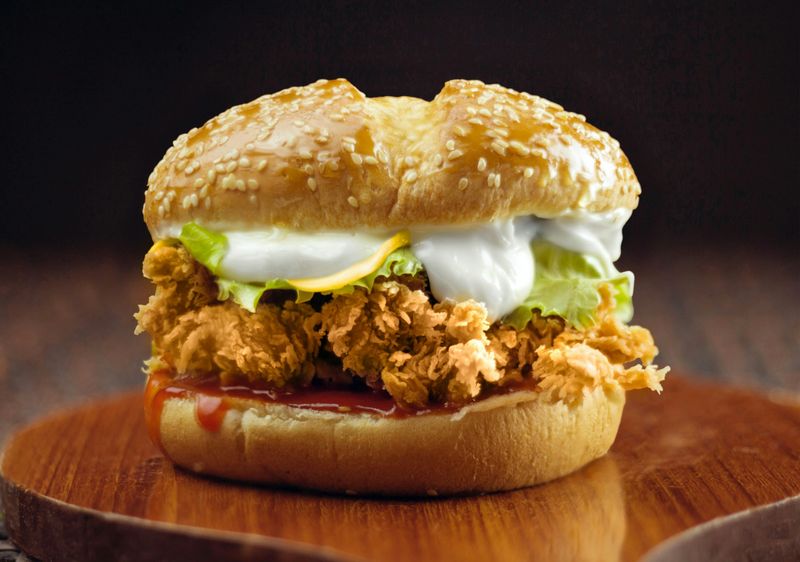 Spicy chicken sandwich