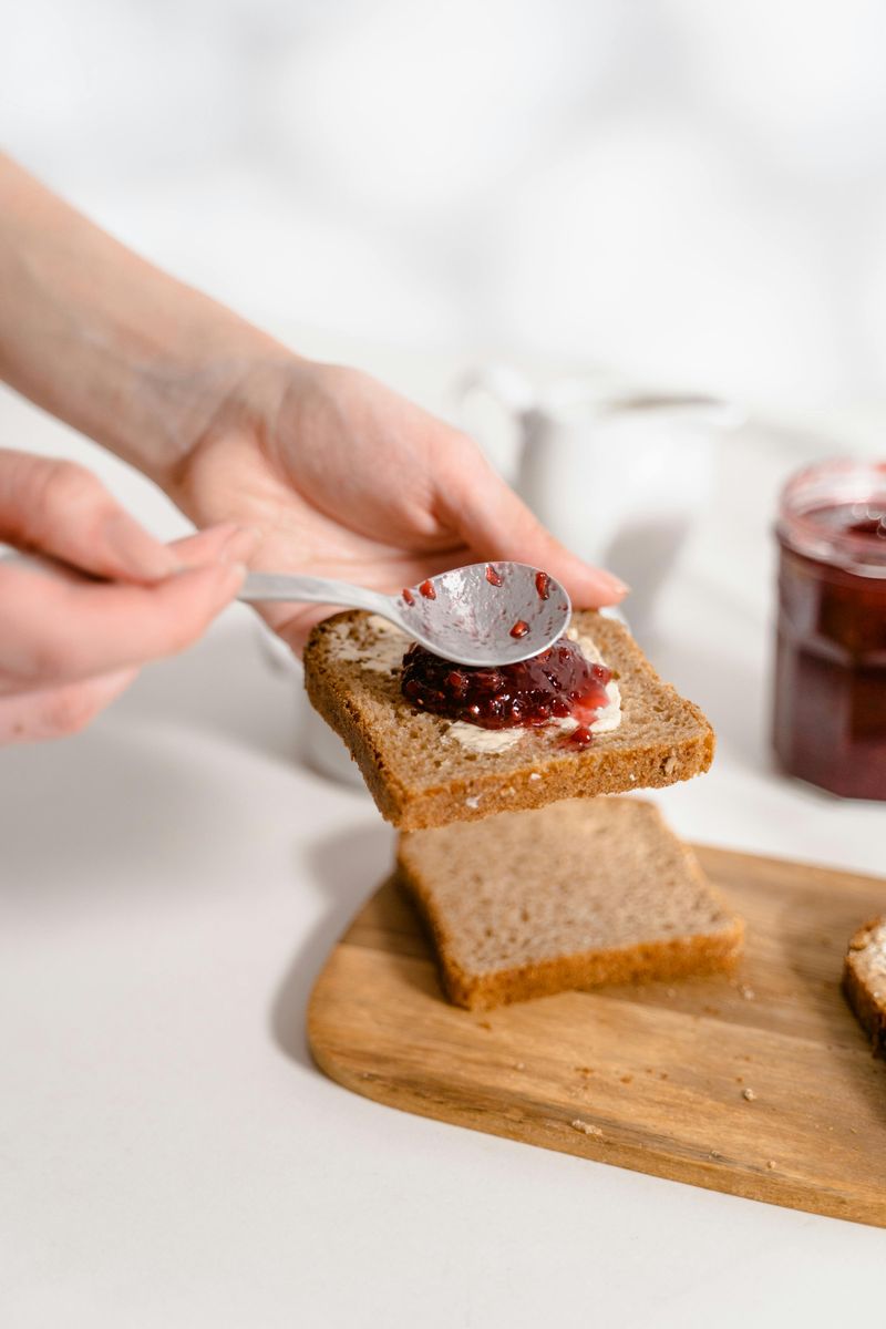 Peanut butter and jelly sandwich