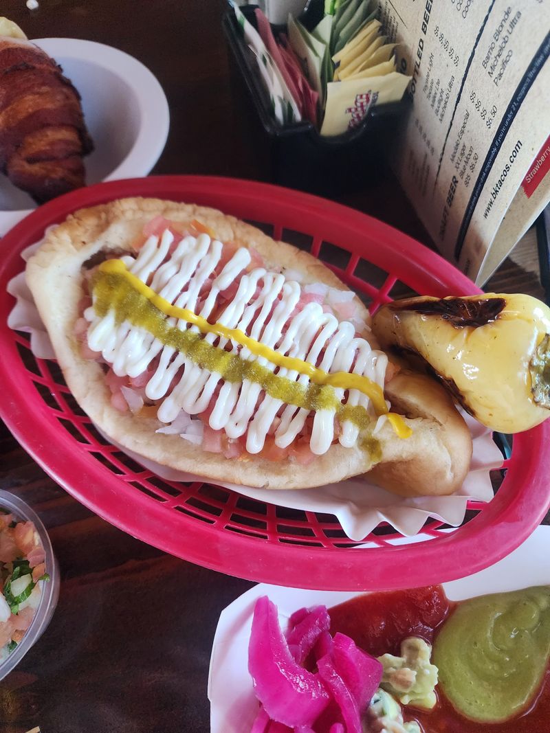 I Drove Across Arizona To Taste 14 Sonoran Hot Dogs And 5 Were Pure Magic 7 BK Carne Asada & Hot Dogs 1st Ave. - Tucson, Arizona