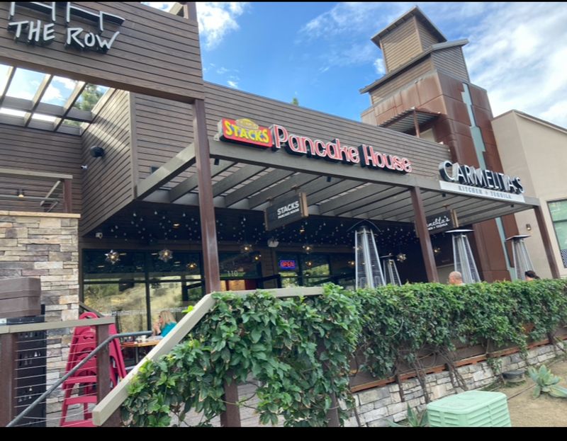 11 All-Day Breakfast Spots Across America Where the Pancakes Are Bigger Than the Plate 10 Stacks Pancake House - Dana Point, California